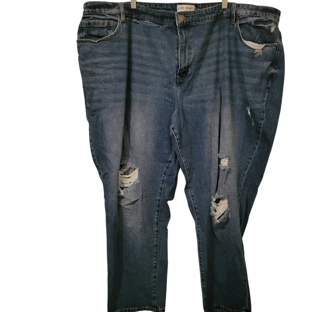 Lane Bryant Plus Boyfriend Signature Fit Jeans Blue Sz 30/32